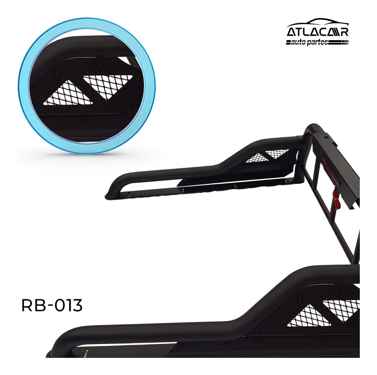 Roll Bar Freno Led Pasamanos Chevrolet Colorado Negro