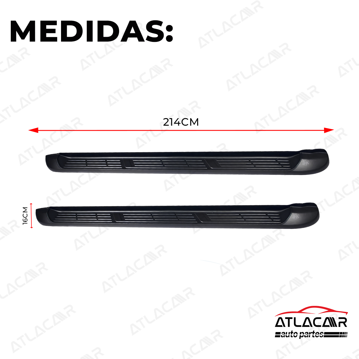 Estribos Metalicos Hilux Revo Doble Cabina 2015+