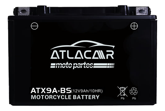 Bateria Para Moto Atlacar Atx9a-bs