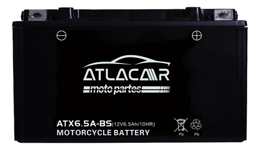 Bateria Para Moto Atlacar Atx6.5a-bs