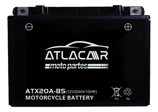 Bateria Para Moto Atlacar Atx20a-bs