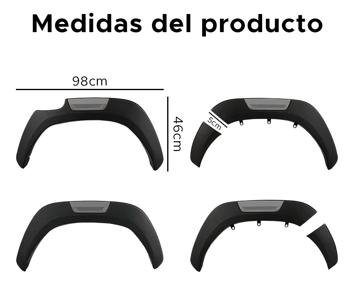 Cantoneras Toyota Hilux Revo 2021+