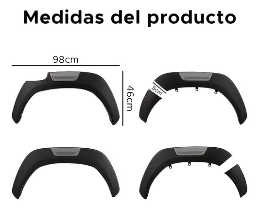 Cantoneras Toyota Hilux Revo 2021+