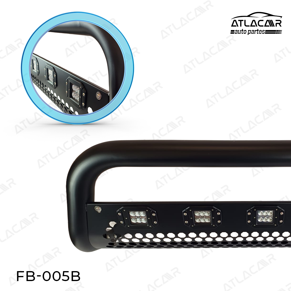 Tumbaburros Con Leds Chevrolet Colorado 2016-2022