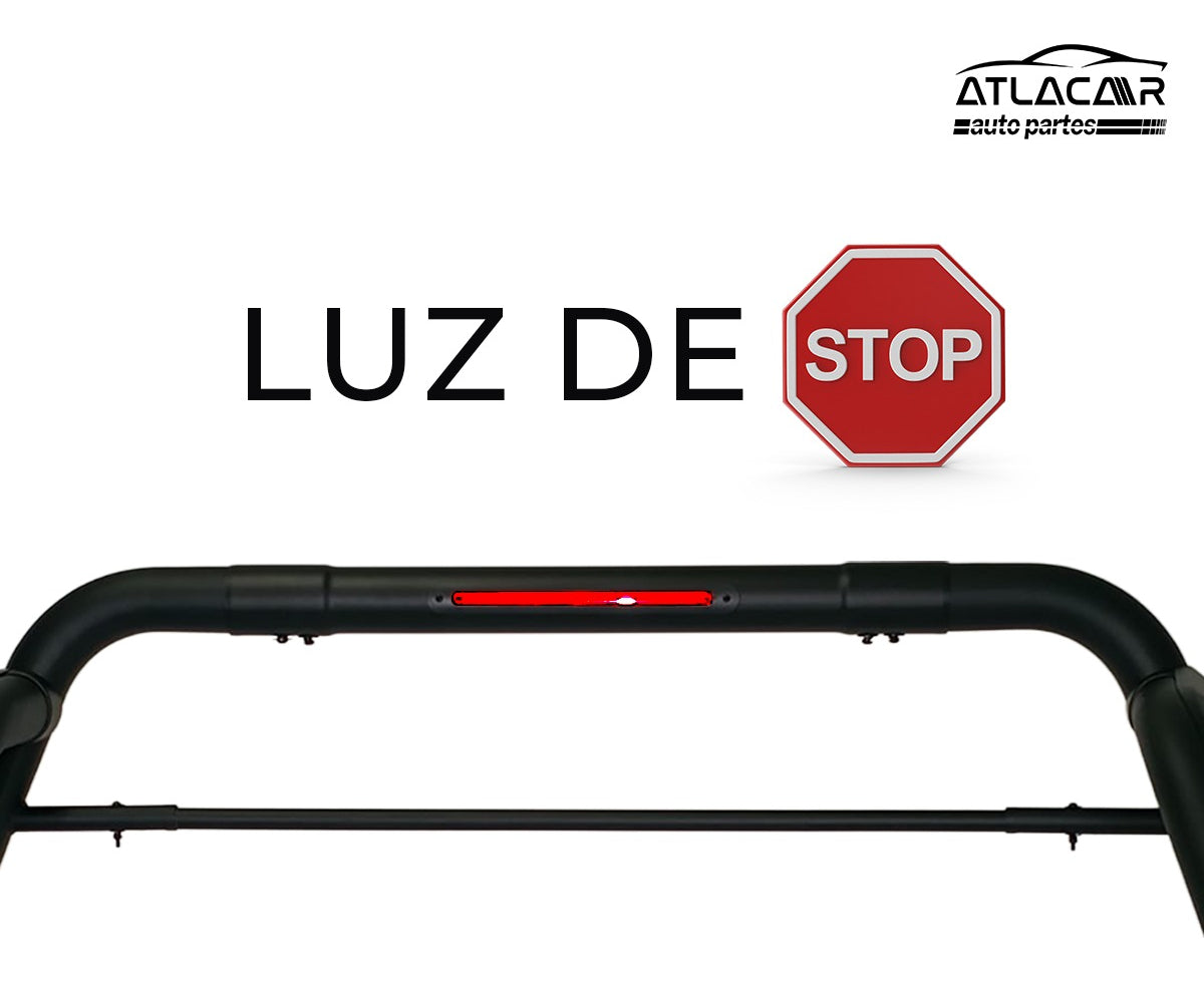 Roll Bar Chico  Nissan Frontier V6 Pro-4x Freno Led Negro