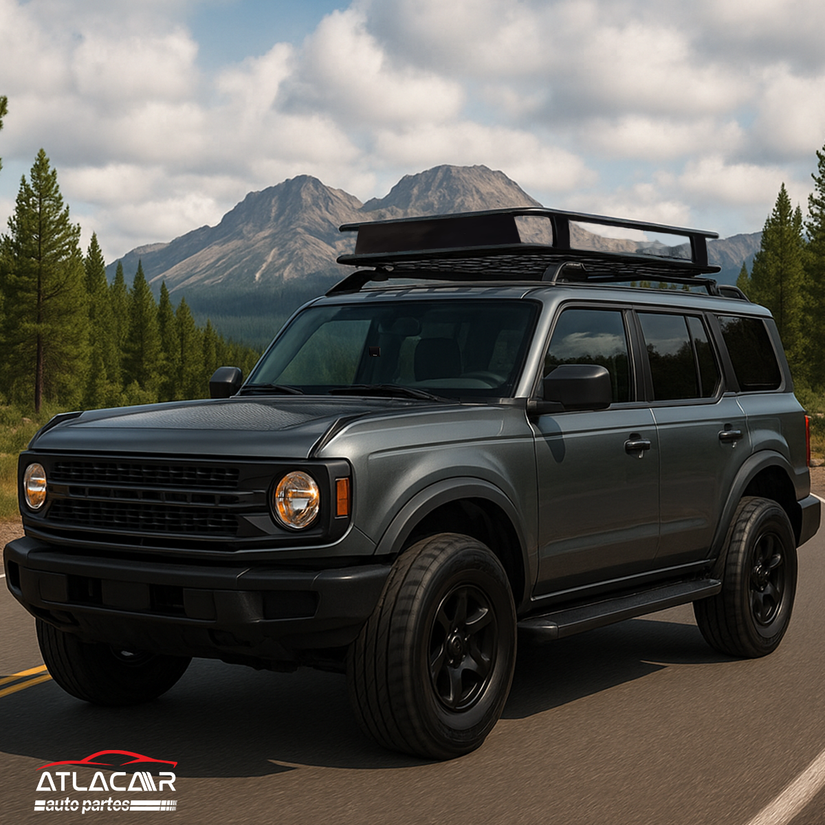 Canastilla Portaequipaje Universal 140x125