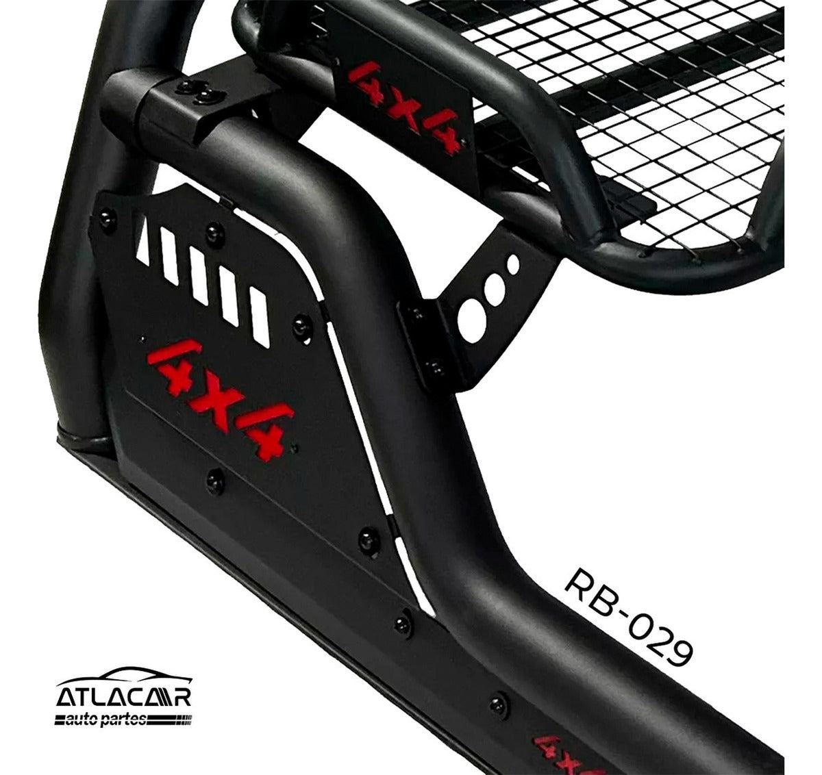 Roll Bar Grande Con Canastilla Negro Dodge Ram 2500 Negro