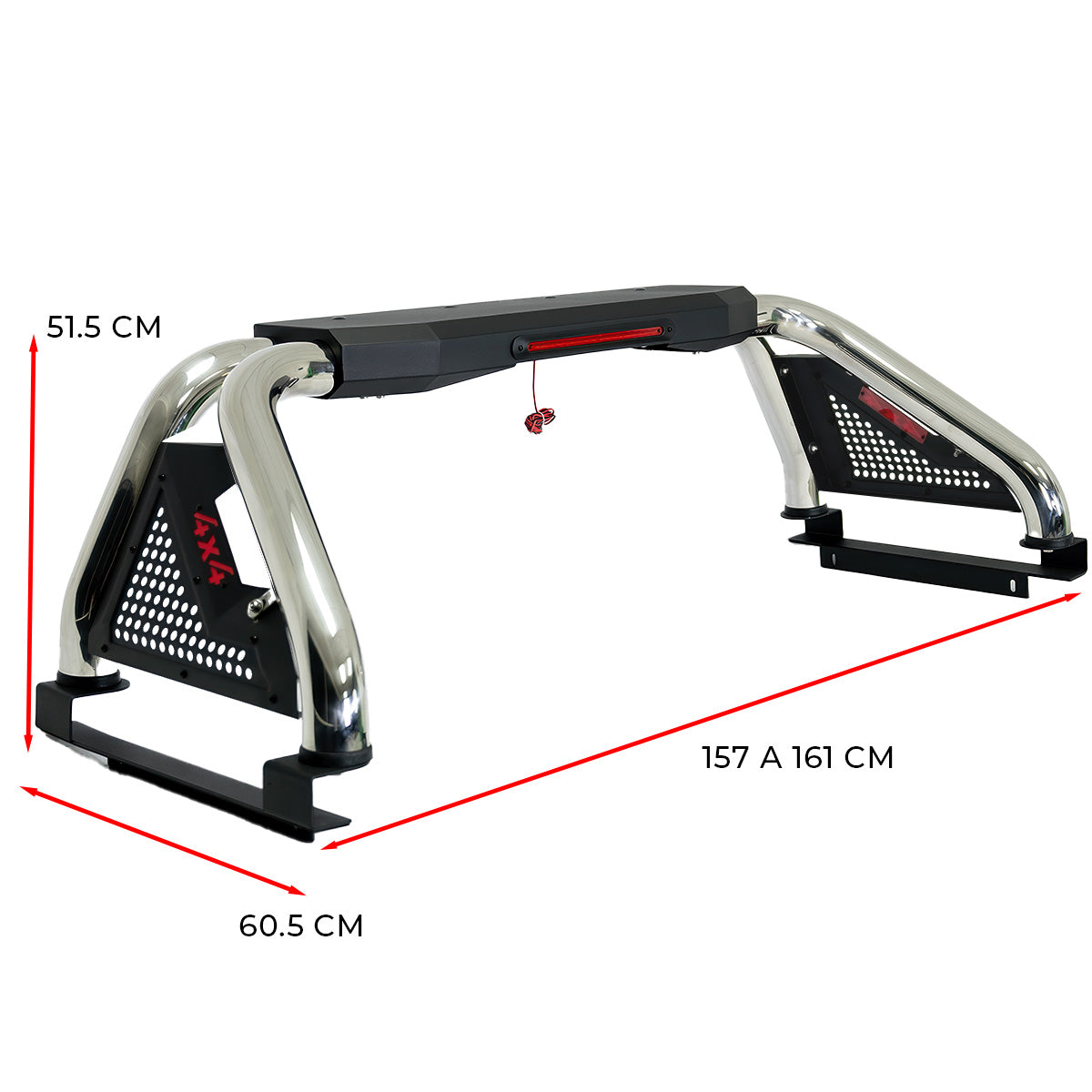 Roll Bar Cromo Chico 4x4 Para Chevrolet Colorado