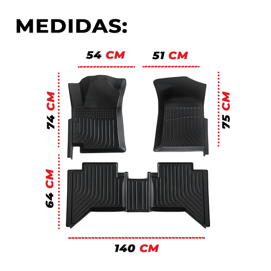 Juego De Tapetes Para Auto Uso Rudo Jac Frison T8 2020-2024