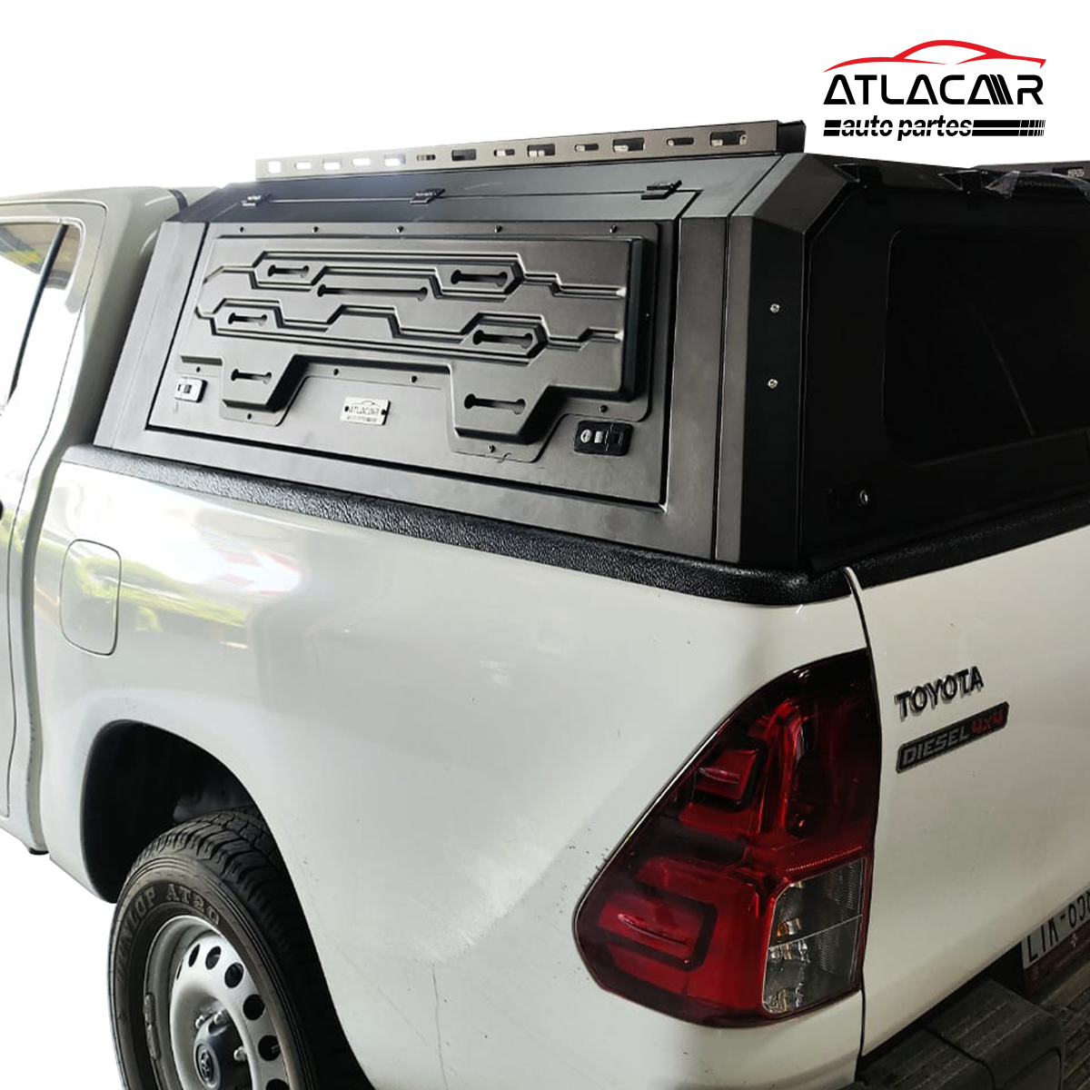 Camper Metálico Para Camioneta Ford Ranger 2023+ Negro