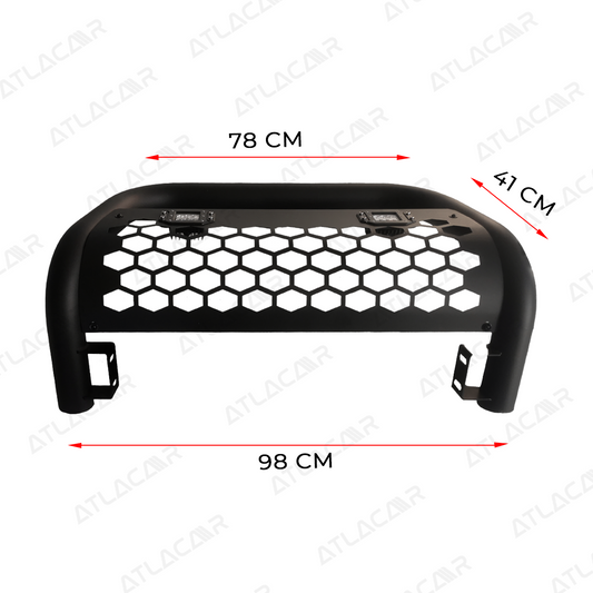 Tumbaburros Con Faros Led Mitsubishi L200 2015-2019