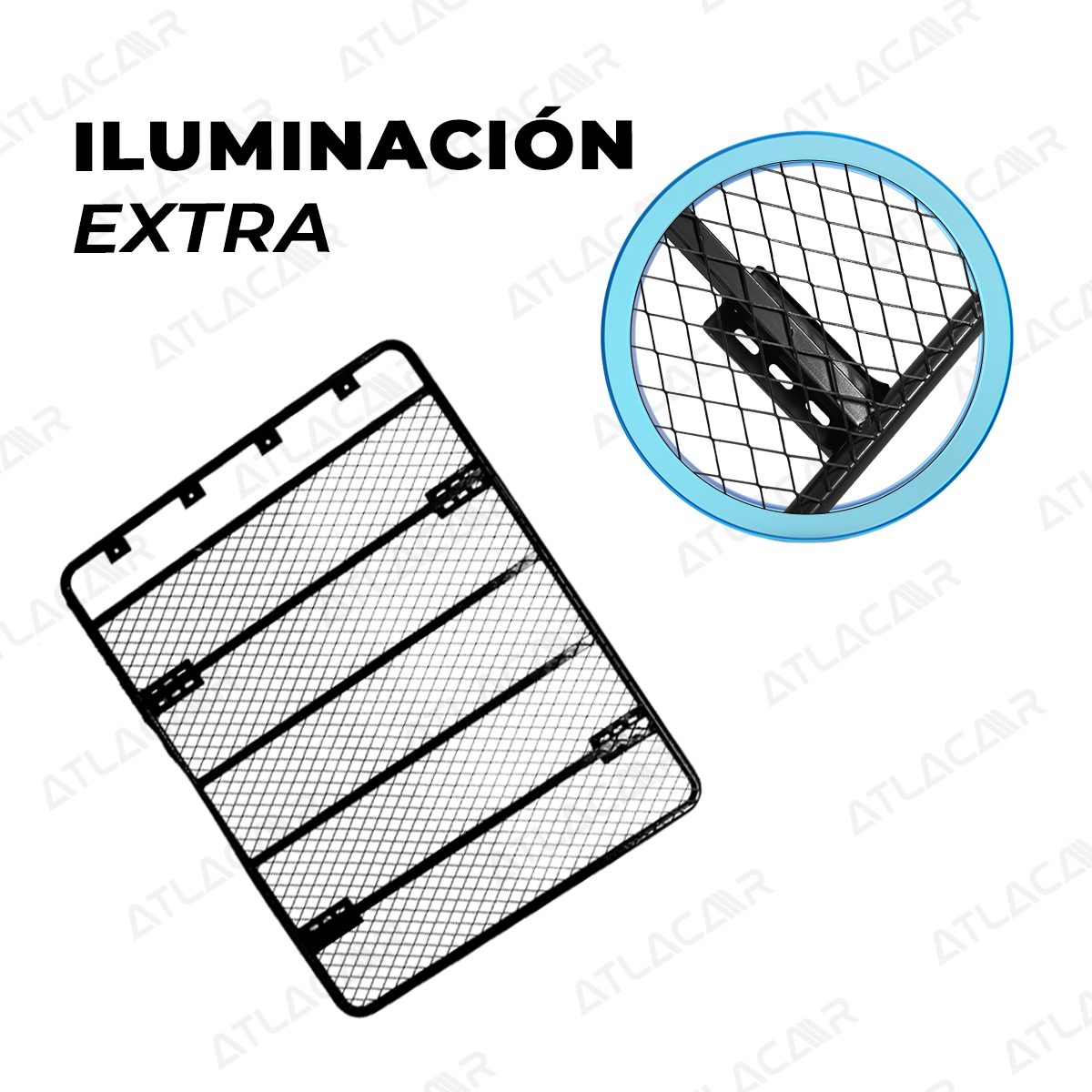 Roof Rack Universal Para Camioneta Negro 160x125cm