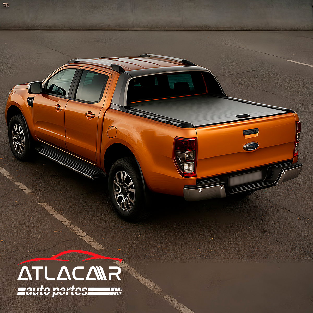 Estribos Antiderrapantes Ford Ranger Doble Cabina 2015-2017