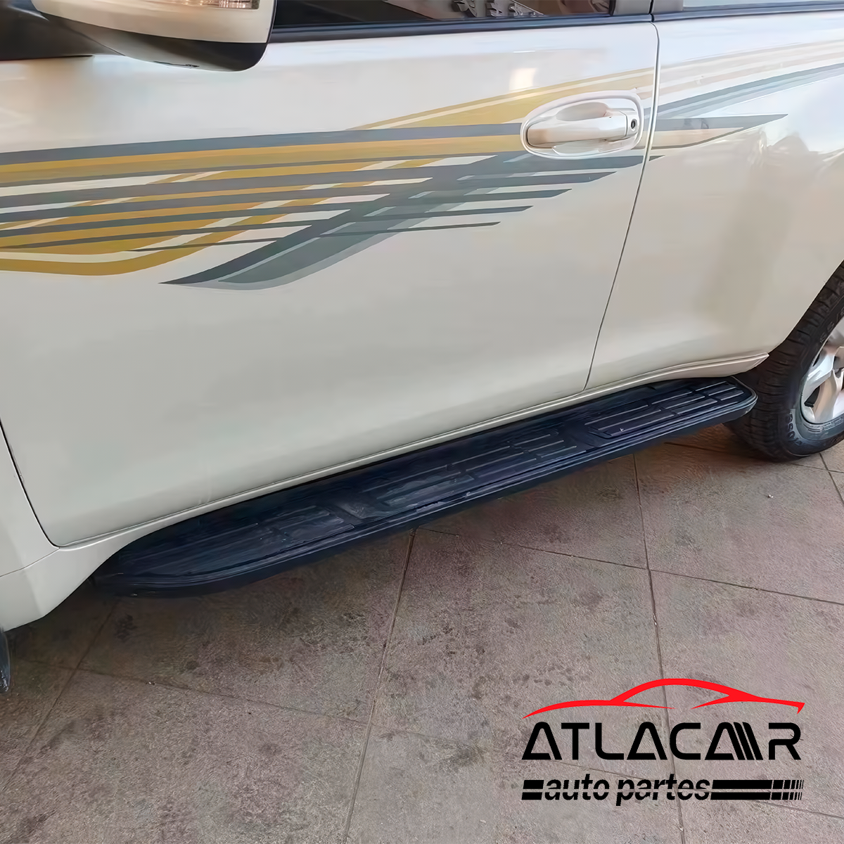 Estribos Para Nissan Frontier 2015-2021 Negro