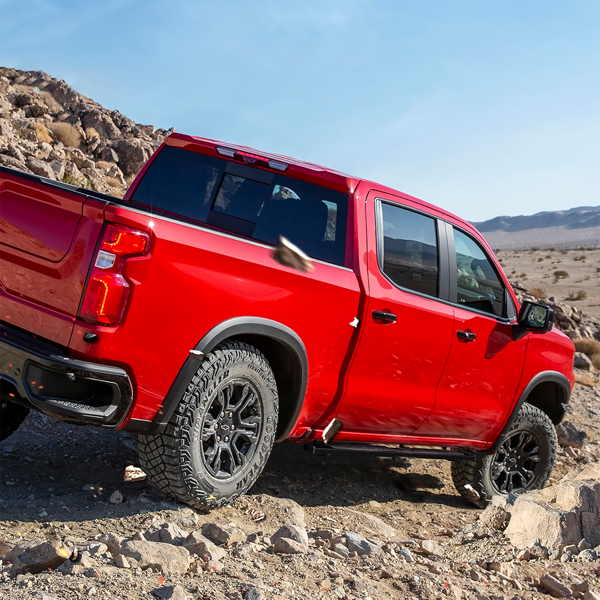 Estribos Para Chevrolet Silverado 2019+ Negro