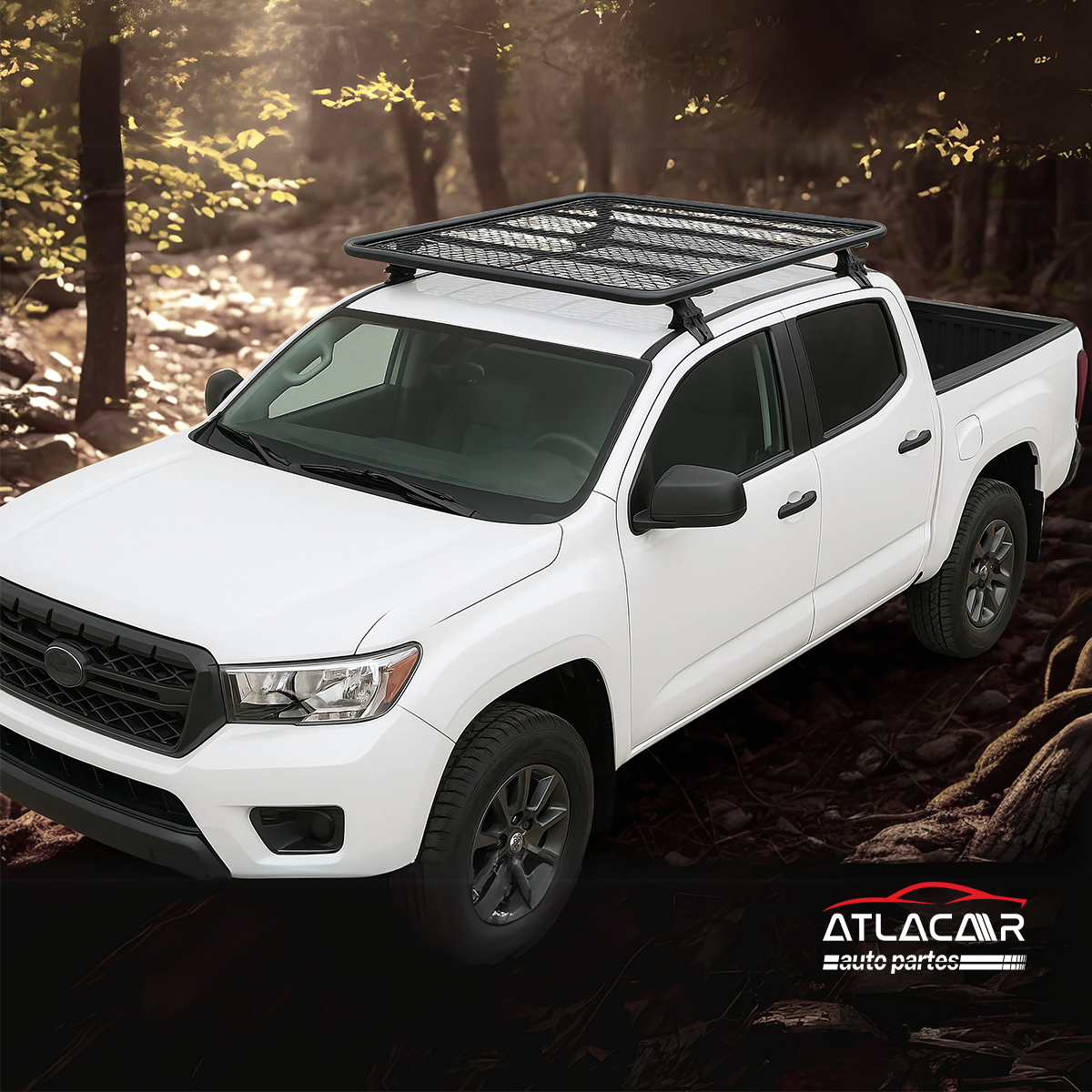 Roof Rack Universal Para Camioneta Negro 160x125cm