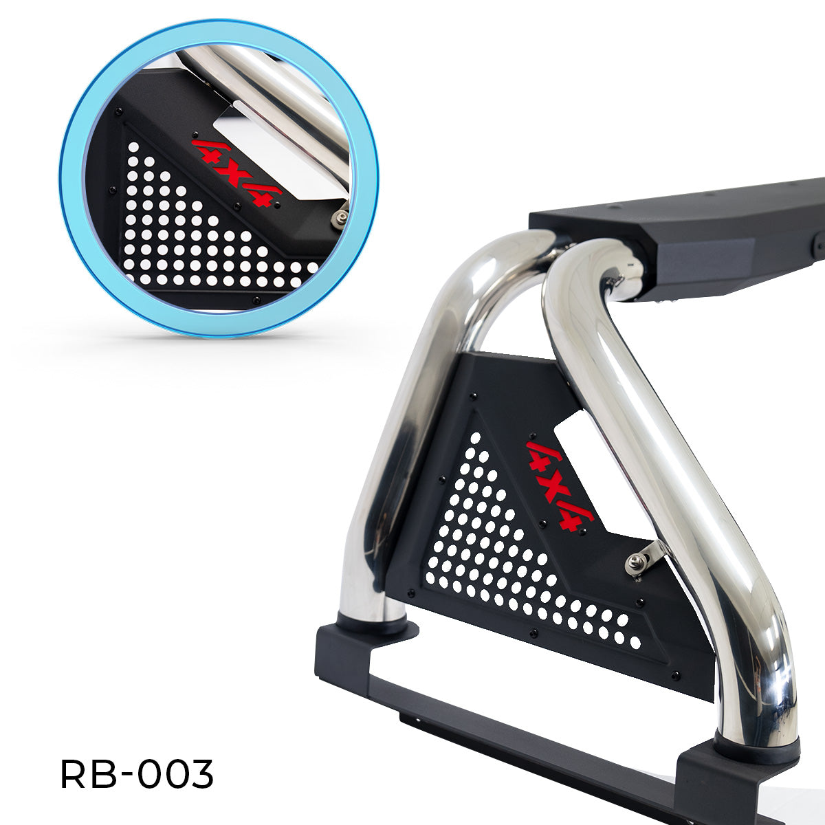 Roll Bar Cromo Chico 4x4 Nissan Np300 Frontier Con Luz