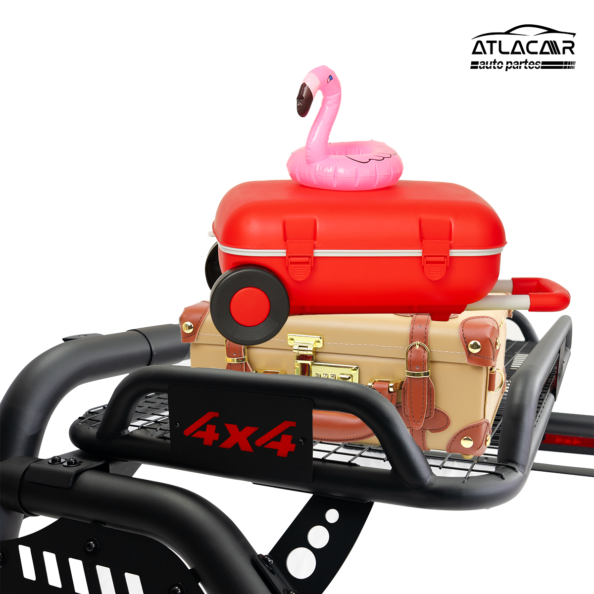 Roll Bar Grande Canastilla 4x4 Negro Gmc Sierra