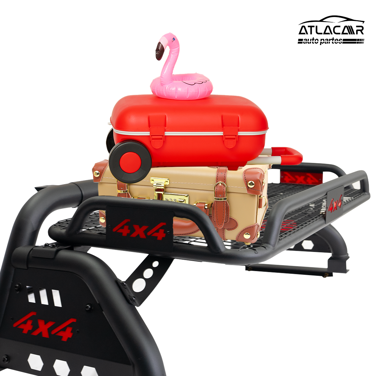 Roll Bar 4x4 Negro Con Nissan Np300