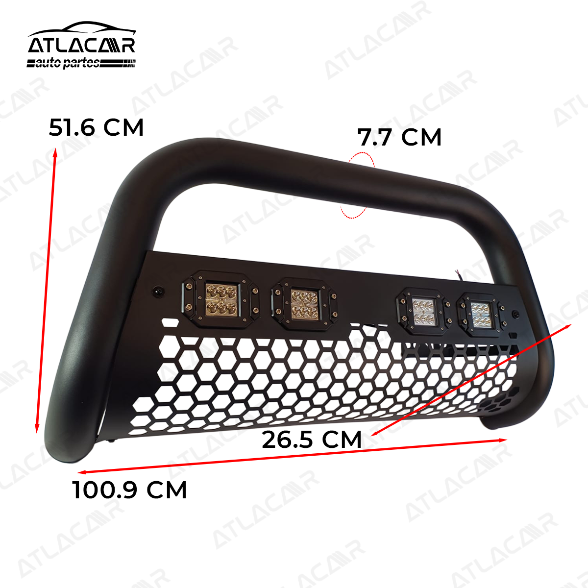 Tumbaburros Con Leds Chevrolet Silverado 2007-2018