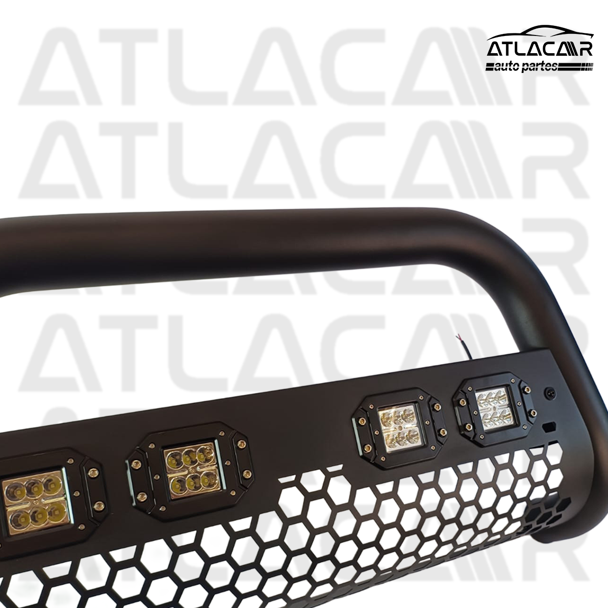 Tumbaburros Con Faros Led Chevrolet Silverado 2019+