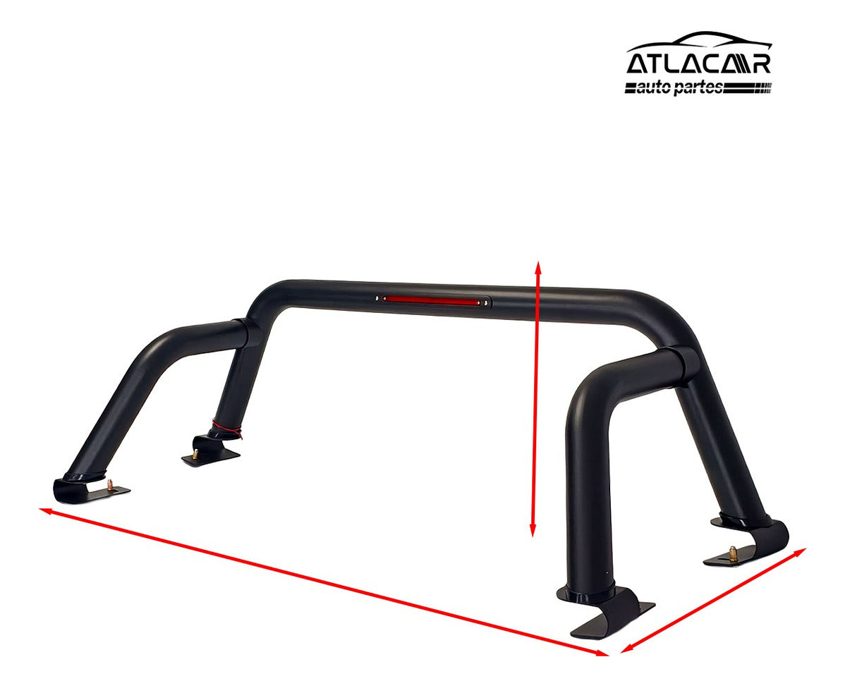 Roll Bar Con Freno Led Dodge Ram 1500 Negro
