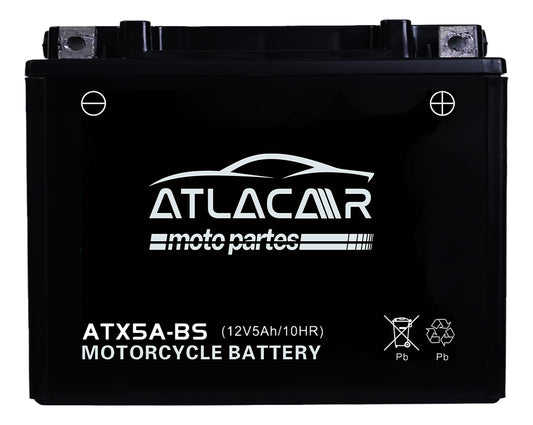 Bateria Para Moto Atlacar Atx5a-bs