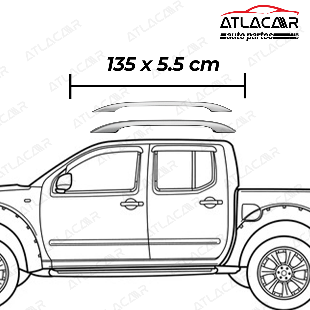 Barras Portaequipaje Nissan Np300 2016-2021