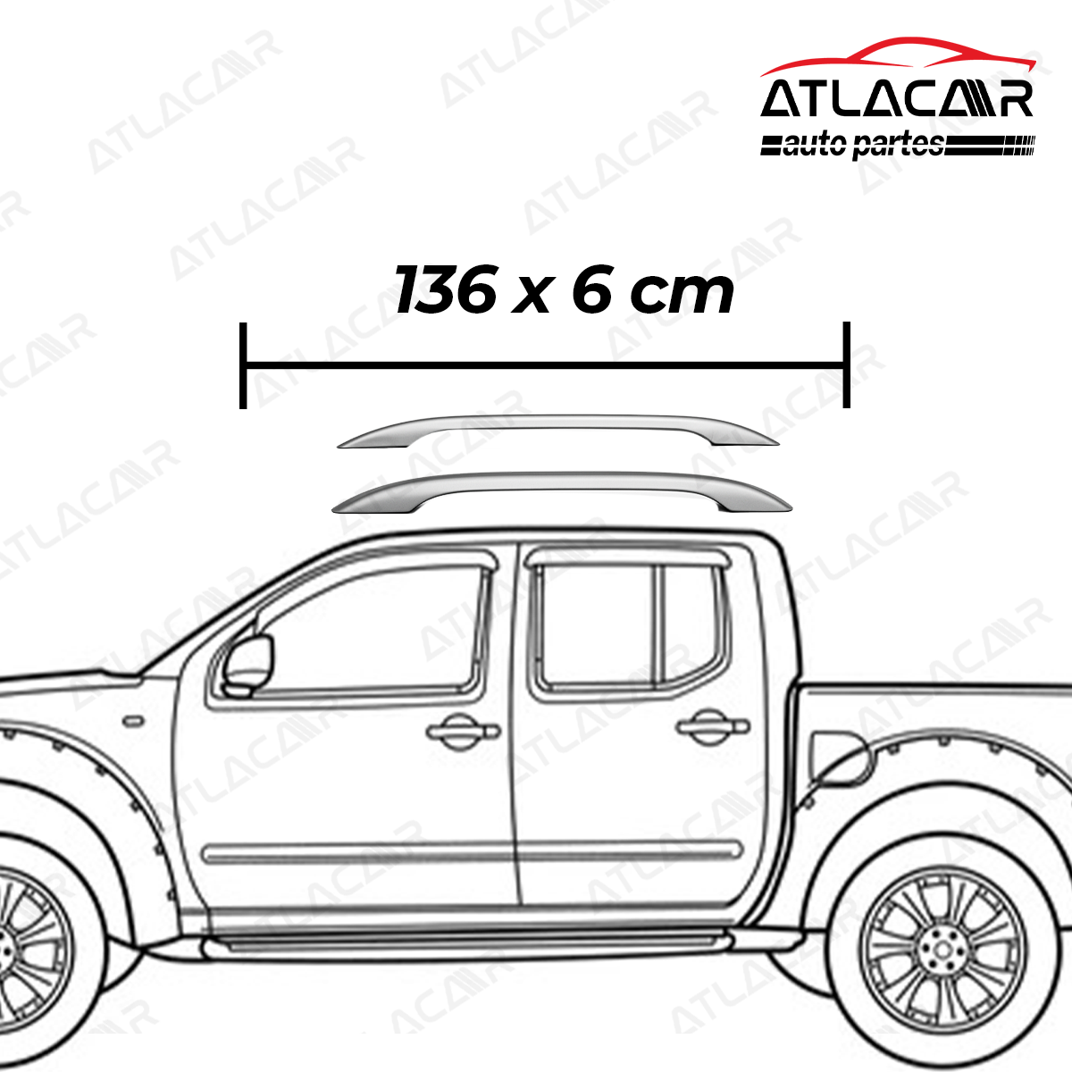 Barras Portaequipaje Nissan Np300 2016-2021