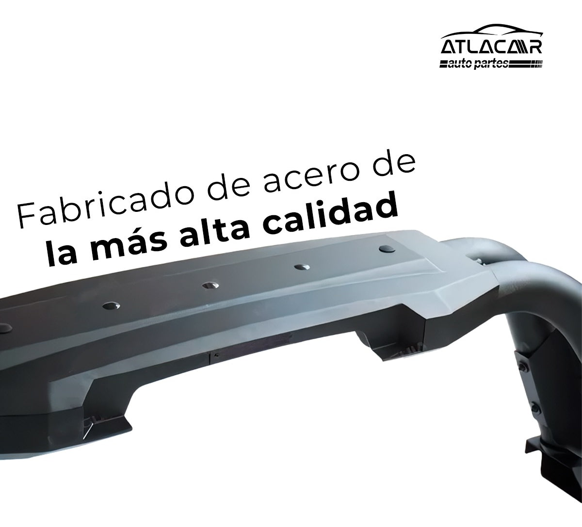 Roll Bar Grande Acabados Cromo Y Rejilla Volkswagen Amarok Negro