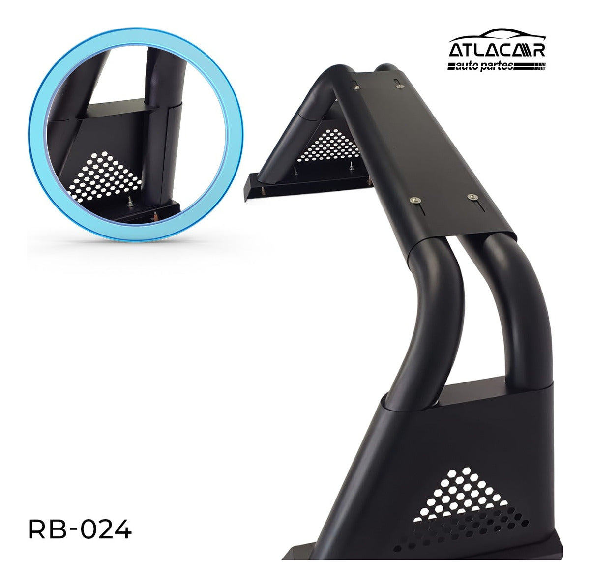 Roll Bar Grande Negro Deportivo Volkswagen Amarok Negro