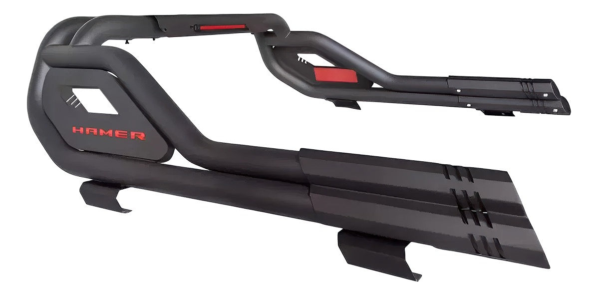Roll Bar Con Freno Led /pasamanos B Chevrolet Colorado Negro