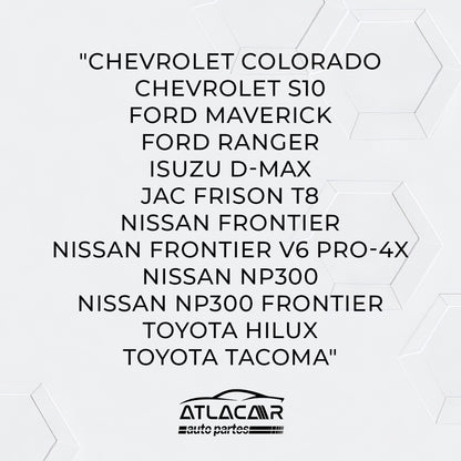 Roll Bar Con Freno Led Para Chevrolet Colorado Negro