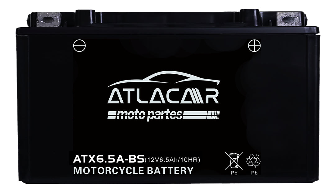 Bateria Para Moto Atlacar Atx6.5a-bs