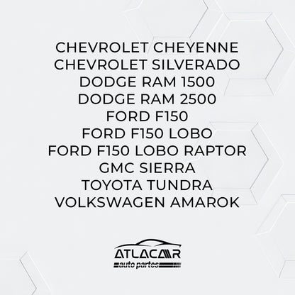 Roll Bar Grande Deportivo Parrilla Central F150 Lobo Raptor Negro