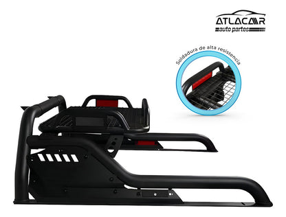 Roll Bar Grande Con Canastilla Negro Dodge Ram 2500 Negro