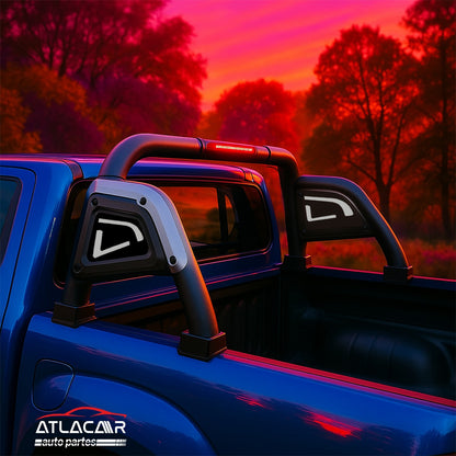 Roll Bar Chico  Nissan Np300 Frontier Freno Led Negro