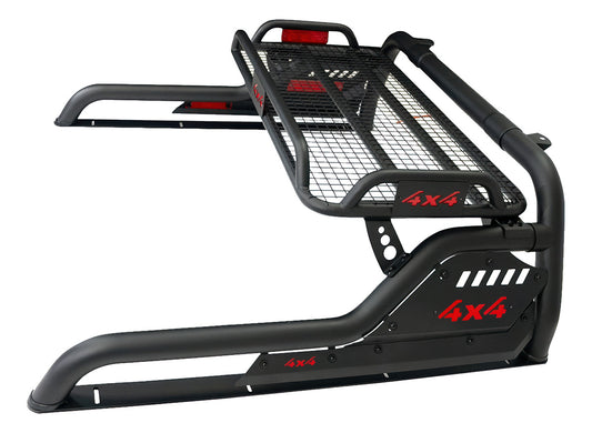Roll Bar Grande Canastilla 4x4 Negro Ford F150 Lobo