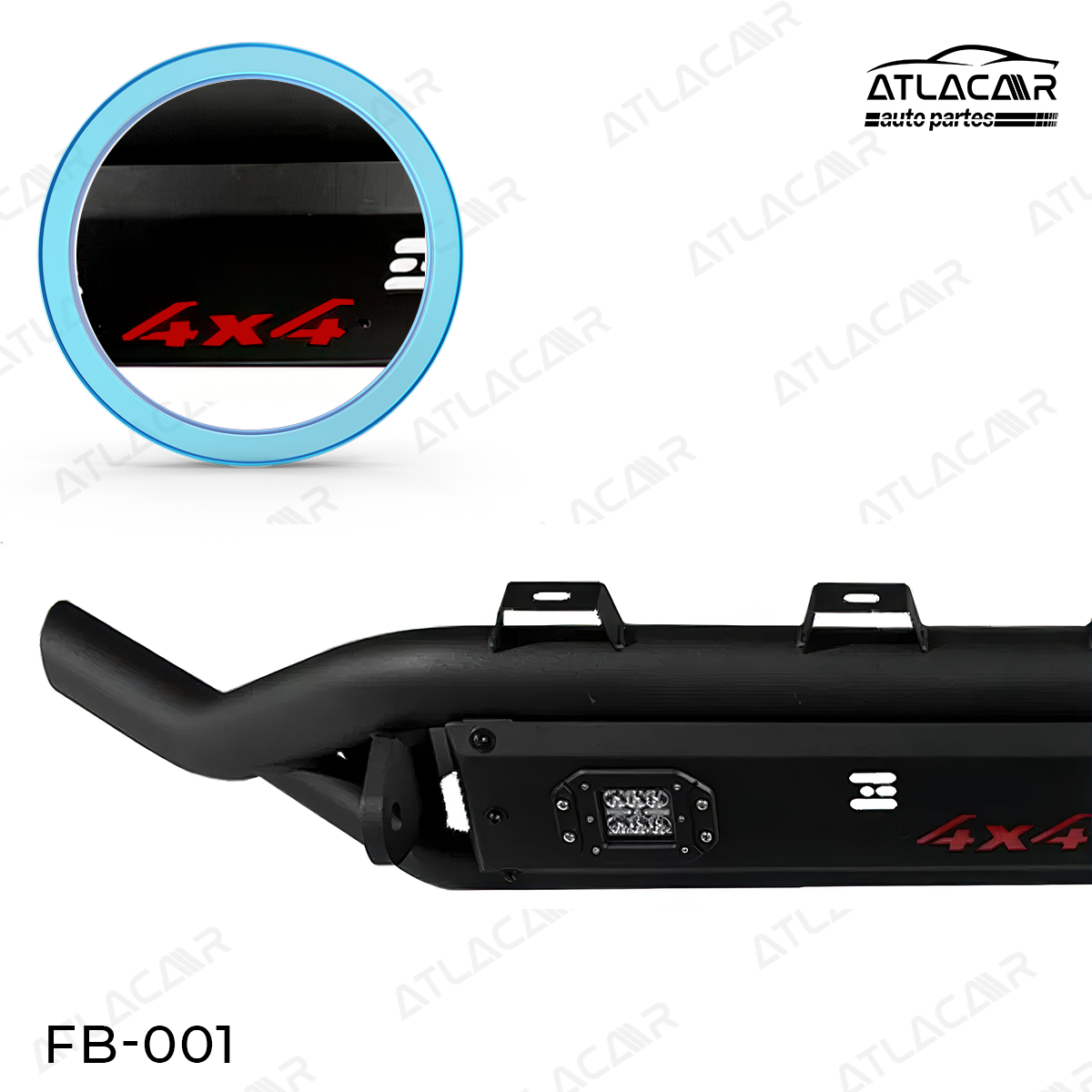 Burrera Atlacar Ford F150 2004-2023 Negro Mate