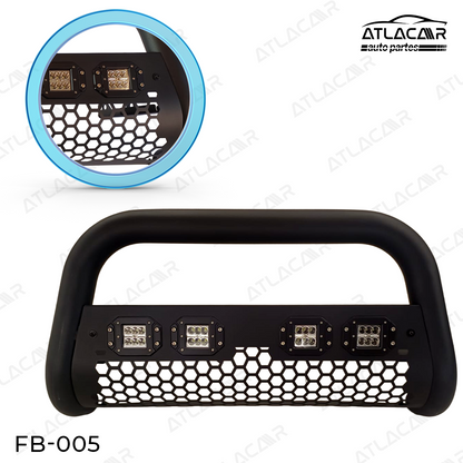 Tumbaburros Con Faros Led Chevrolet Silverado 2019+