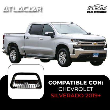 Tumbaburros Con Faros Led Chevrolet Silverado 2019+