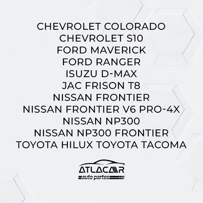 Roll Bar Chico Con Luz Led Y Parrilla Ford Ranger Negro