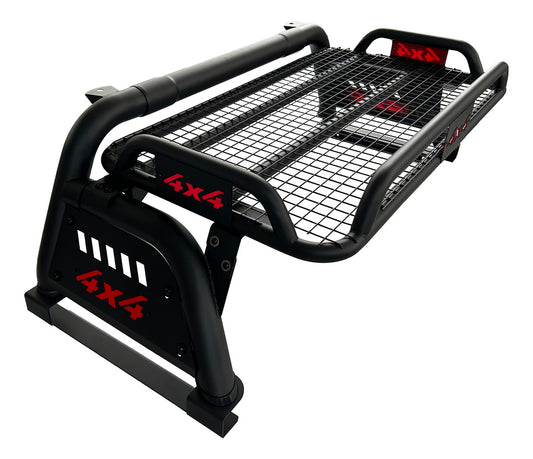 Roll Bar 4x4 Negro Con Toyota Tacoma