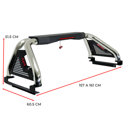 Roll Bar Cromo Chico 4x4 Para Chevrolet Colorado