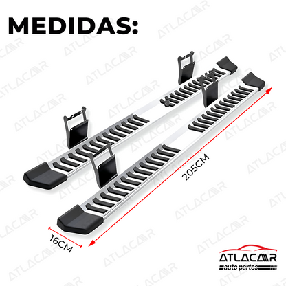 Estribos Antiderrapantes Jeep Wrangler Jl 2018+ Negro