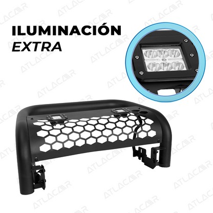 Tumbaburros Con Faros Led Mitsubishi L200 2015-2019