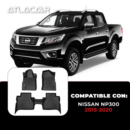 Juego De Tapetes Para Auto Uso Rudo Nissan Np300 2015-2020