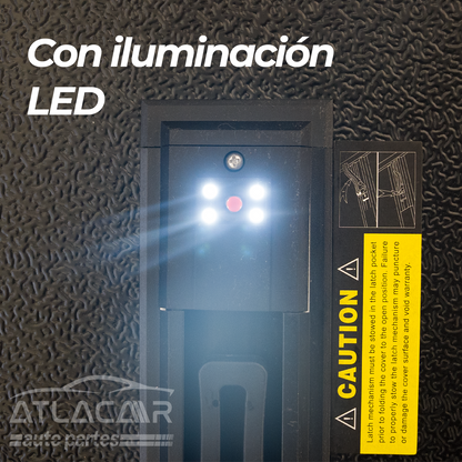 Tapa Rígida Triptica Con Luz Chevrolet S10 2022+