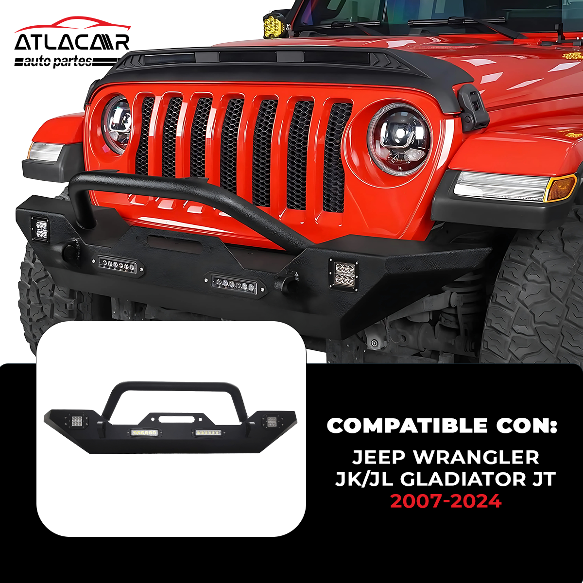 Burrera Jeep Wrangler Jk / Jl Gladiator Jt 2007-2024