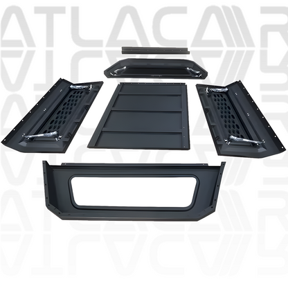 Camper Metálico Para Camioneta Ford Ranger 2023+ Negro